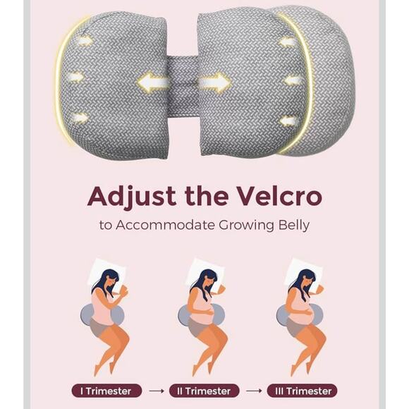 Nwob: Momcozy Portable Pregnancy Pillow for Sleeping, Grey - Picture 1 of 9